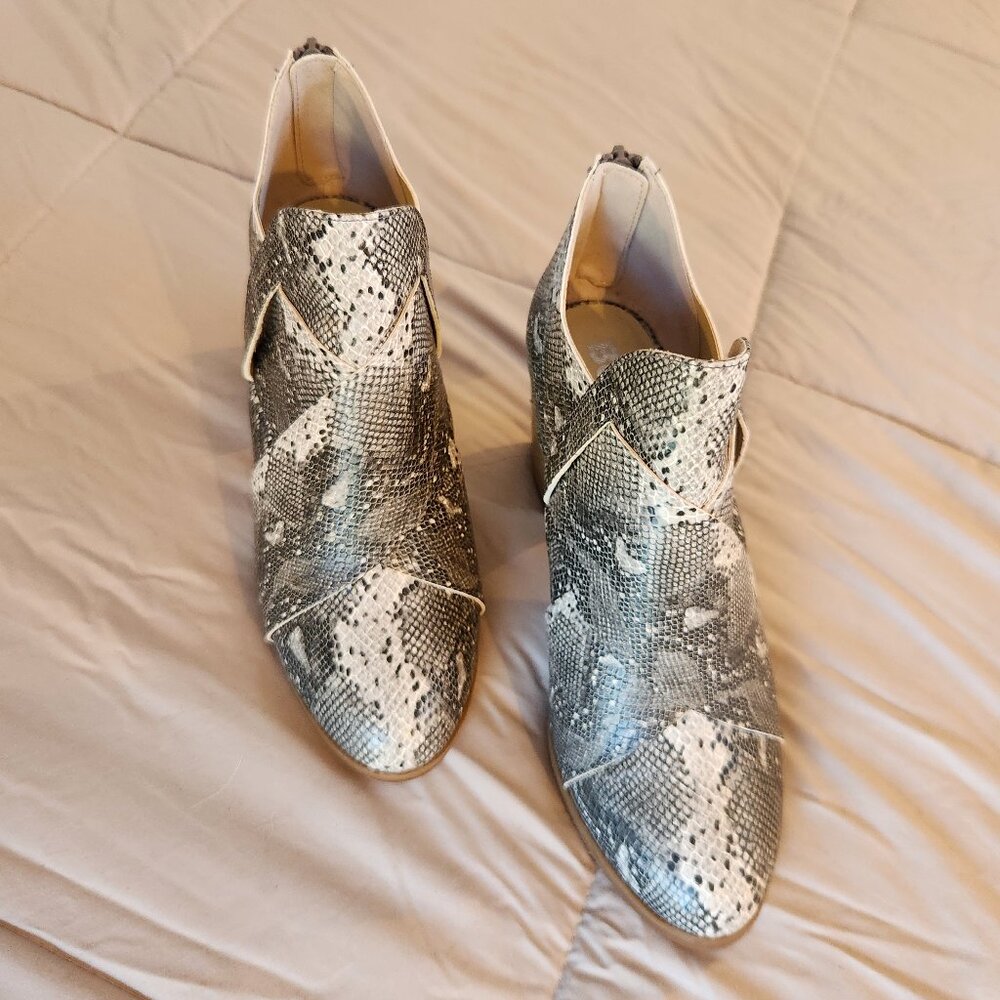 Bc Python Azalea Crisscross Ankle Booties Vegan S… - image 3